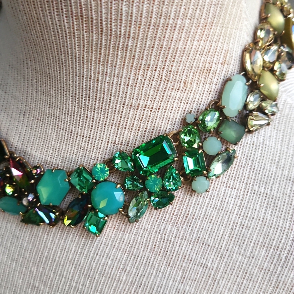 J. Crew Brulee Choker Style Statement Necklace - Picture 5 of 17